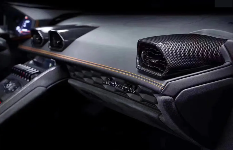 Carbon Fiber Air Vent AC Trim Replacement Set for Lamborghini Huracan