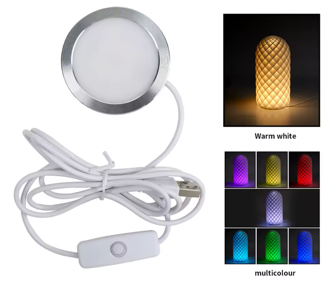 USB LED Lamp Kit for 3D-Printed Projects