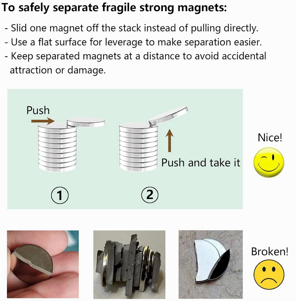 Neodymium Disc Magnets – 25.4mm x 3.175mm, 16-Pack