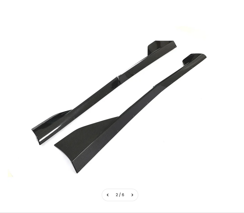600LT Style Carbon Fiber Side Skirts for McLaren 570S 570GT