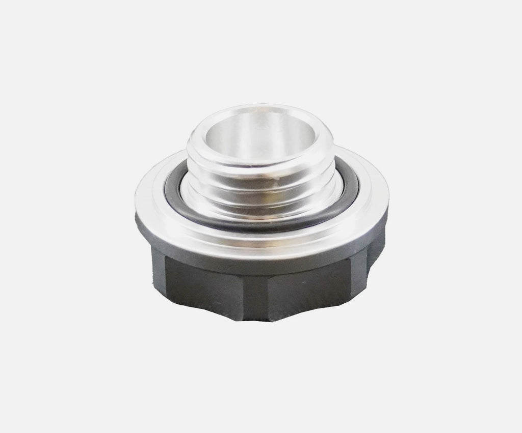 Silver Billet Oil Filler Cap for Most Honda, Nissan, and Suzuki Models