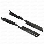 A S Style Carbon Fiber Side Skirts for Porsche Cayman 718 16-18
