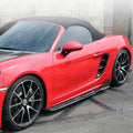 A S Style Carbon Fiber Side Skirts for Porsche Cayman 718 16-18