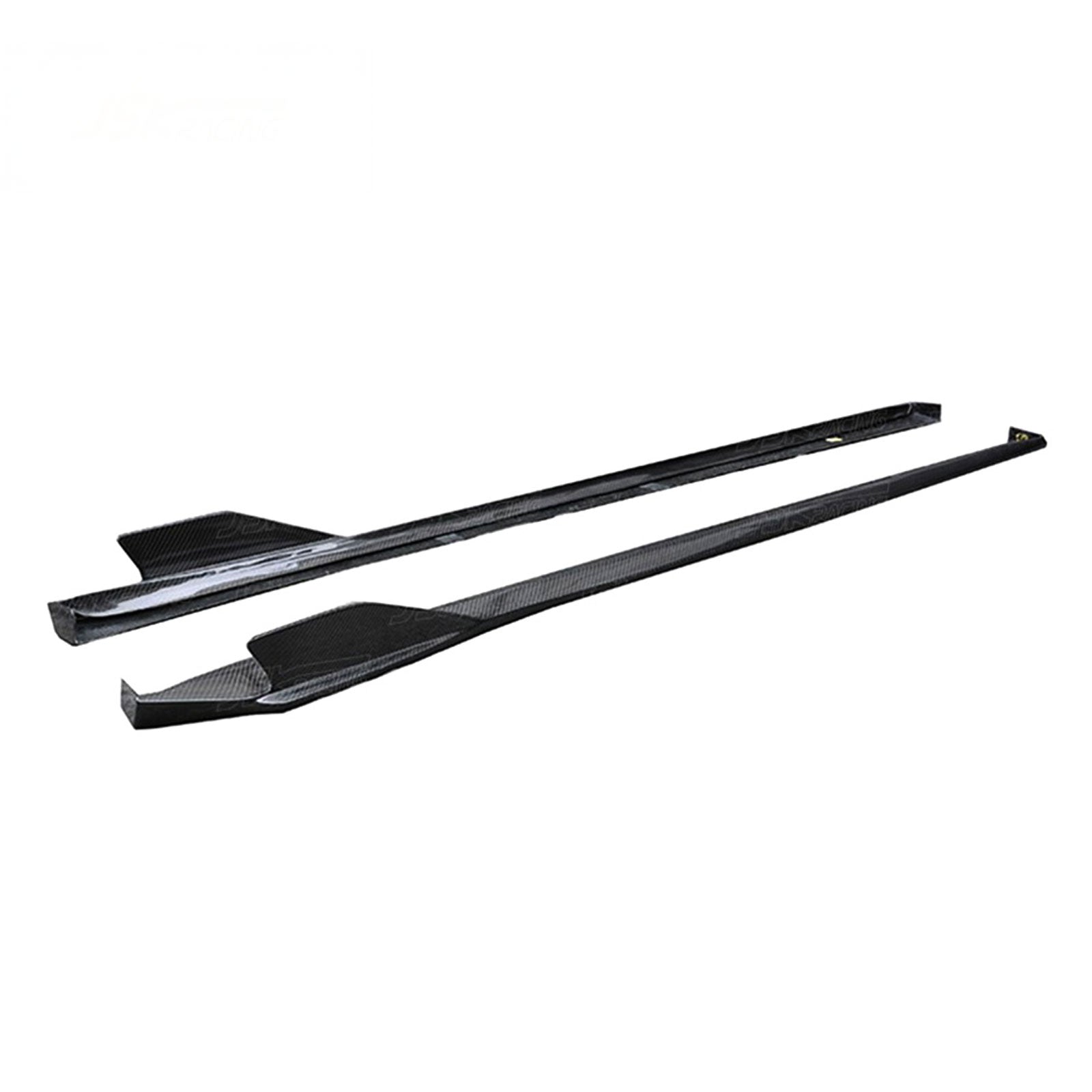 Carbon Fiber Side Skirts Extensions for Porsche Cayman 718 16-19