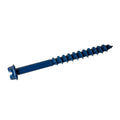 3/16 x 1 1/4 Simpson Hex Head Titen Turbo™ Concrete and Masonry Screw Anchor Zinc Plated w/ Ceramic Coat Blue (1/4 in. Hex) - Box (100)