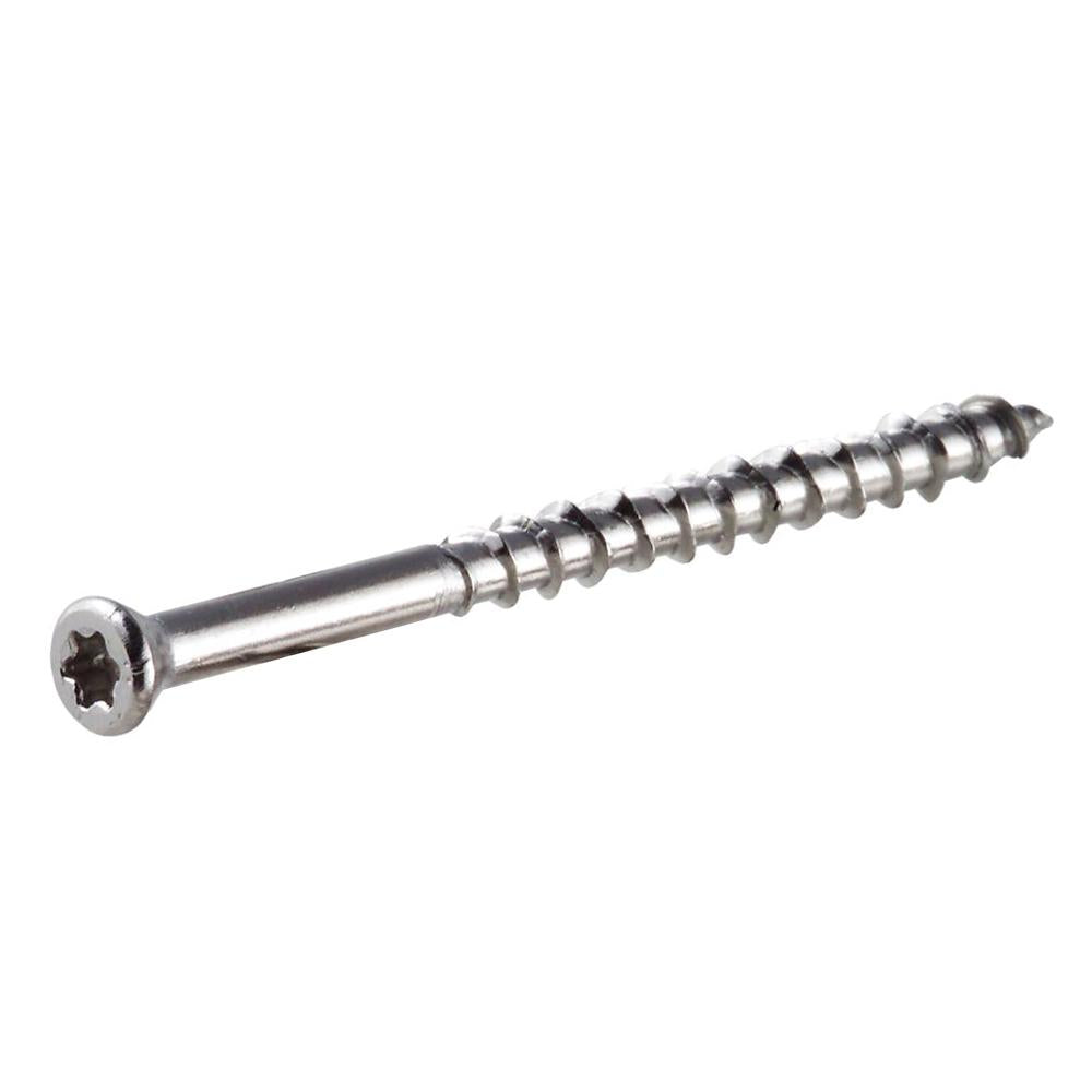 #7 x 2 1/4  Simpson Trim Head Deck-Drive™ DWP WOOD Screw 316 Stainless Steel (T15) - Box (5 lb. - 690)