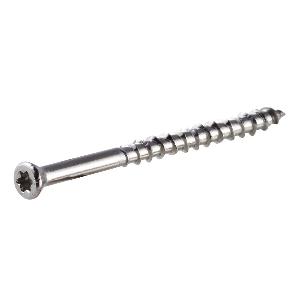 #8 x 3 Simpson Trim Head Deck-Drive™ DWP WOOD Screw 305 Stainless Steel (T20) - Box (350)