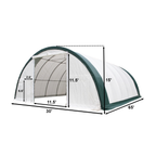 W30'xL65'xH15' Single Truss Arch Storage Shelter