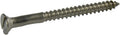 8 x 3/4 Slotted Flat Head Wood Screw 304 Stainless Steel