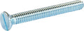 5/16-18 x 2 Slotted Flat Machine Screw Zinc Plated