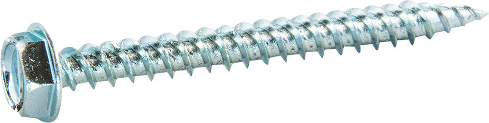 10 x 1/2 Slotted Hex Washer Self Piercing Screw Zinc Plated (5/16 drive)