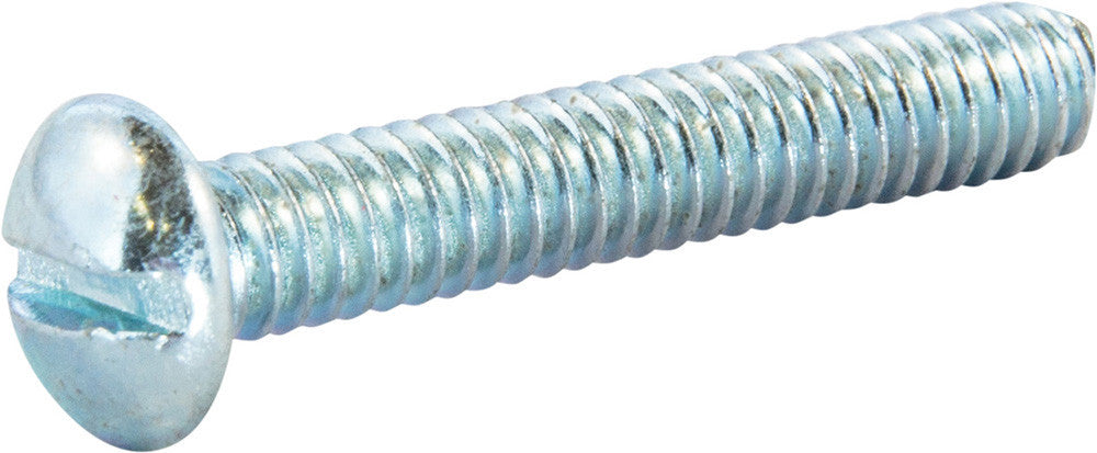 10-32 x 1 1/2 Slotted Round Machine Screw Zinc Plated