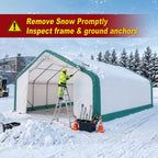 W20'xL40'xH12' Single Truss Storage Shelter