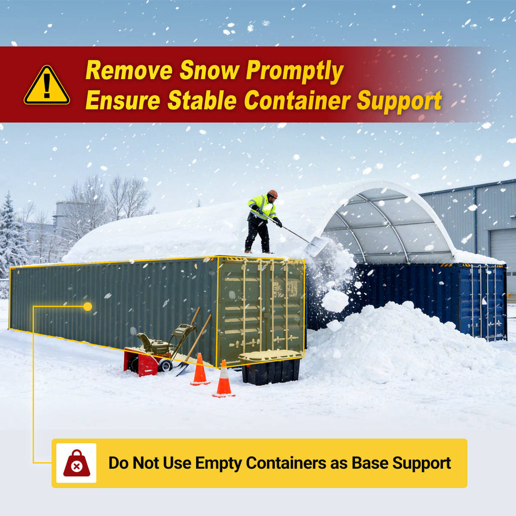 40'x40'x13' Shipping Container Canopy Shelter
