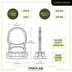 Frontline STB5K ALPHA Swivel 5k Steel Anchor
