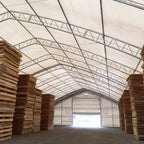 W50'xL80'xH23' Double Truss Storage Shelter