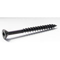 9 x 3 Strong-Point® Square Drive Flat Head w/ Nibs Particle Board Screw Type 17 Black Oxide - Carton (2000)