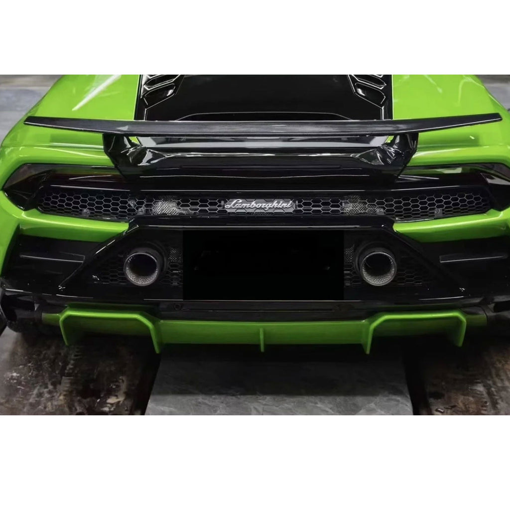 Tecnica Style Carbon Fiber Rear Spoiler Wing Base for Lamborghini Huracan EVO LP610 LP580