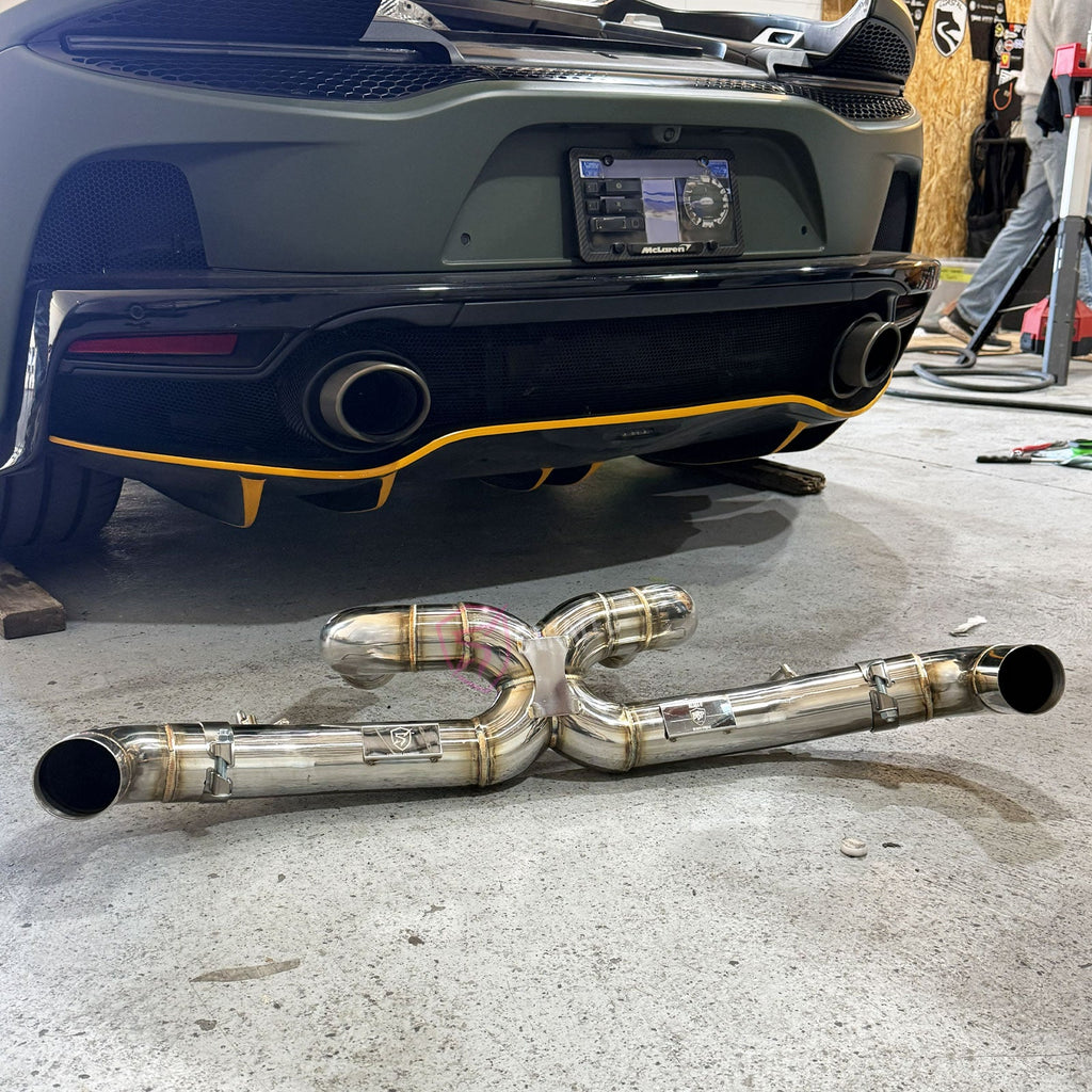 304 Stainless Performance Catback Exhaust System for McLaren GT
