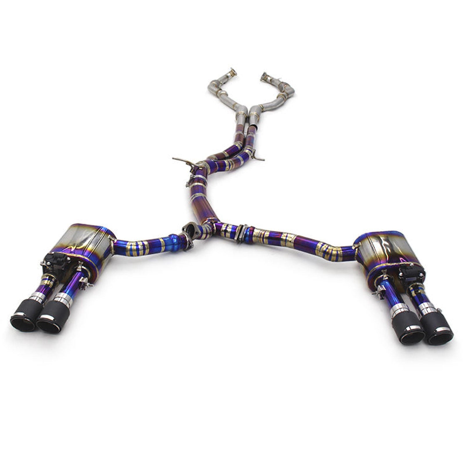 Titanium Valved Catback Exhaust System for Audi B8 B8.5 S4 S5