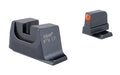 Trijicon Suppressor/Optic Height -  Night Sights -  Orange Front with Metal Rear & Green Lamps -  Fits Smith & Wesson M&P C.O.R.E./M&P M2.0