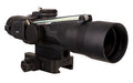 Trijicon ACOG -  3X30mm -  Dual Illuminated Green Chevron .233/62 Grain -  Includes Q-LOC Mount -  Matte Finish -  Black