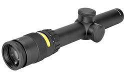 Trijicon AccuPoint 1-4x24mm Riflescope Standard Duplex Crosshair with Green Dot -  30mm Tube -  Matte Black -  Capped Adjusters