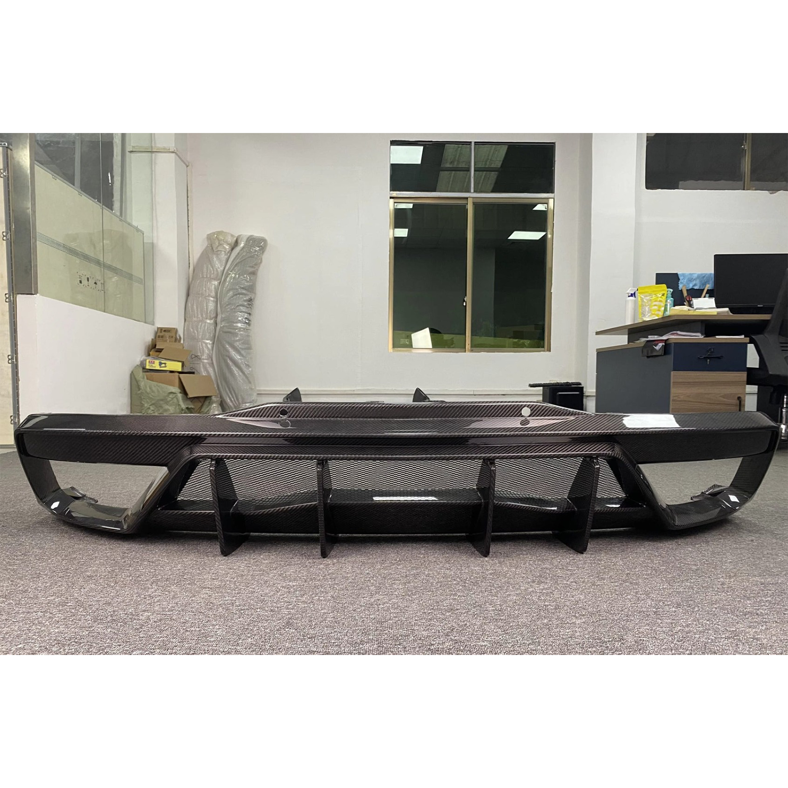 AD Style Dry Carbon Fiber Rear Diffuser for Chevrolet Corvette C8