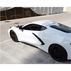 Carbon Fiber Side Skirt Trim Strip for Chevrolet Corvette C8 Stingray Coupe