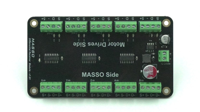 MASSO Differential Receiver Module – 5-Axis Step/Direction Signal Converter