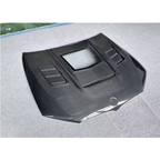 Carbon Fiber Engine Hood Bonnet Transparent Window for BMW F90 M5 G30 5 Series