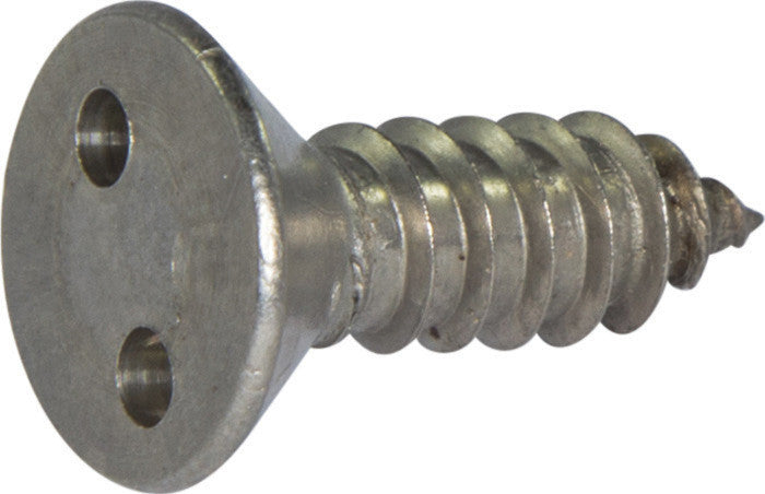 14 x 1 1/4 Tamper Resistant Drilled Spanner Flat Head Sheet Metal Screw 18-8 Stainless Steel