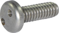 10-24 x 3/8 Tamper Resistant Drilled Spanner Pan Head Machine Screw 18-8 Stainless Steel