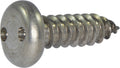 4 x 3/8 Tamper Resistant Drilled Spanner Pan Head Sheet Metal Screw 18-8 Stainless Steel