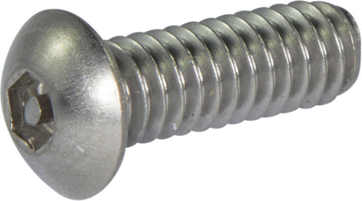 M3-0.50 x 12  Tamper Resistant Hex Button Head Socket Machine Screw 18-8 Stainless Steel -Metric (3/32)