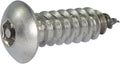 14 x 3/4 Tamper Resistant Hex Button Head Socket Sheet Metal Screw 18-8 Stainless Steel (5/32 )
