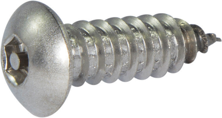 14 x 2 Tamper Resistant Hex Button Head Socket Sheet Metal Screw 18-8 Stainless Steel (5/32)