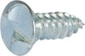 10 x 1 Tamper Resistant One Way Oval Sheet Metal Screw Zinc