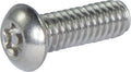 10-32 x 1 1/4 Tamper Resistant Torx Button Head Socket Machine Screw 18-8 Stainless Steel (T-25)