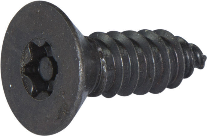 14 x 5/8  Tamper Resistant Torx Flat Head Sheet Metal Screw Steel Black (T-30)