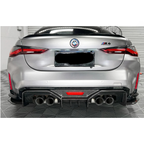 Carbon Fiber AD Style Rear Diffuser w/ LED Light for BMW G80 G81 G82 G83 M3 M4