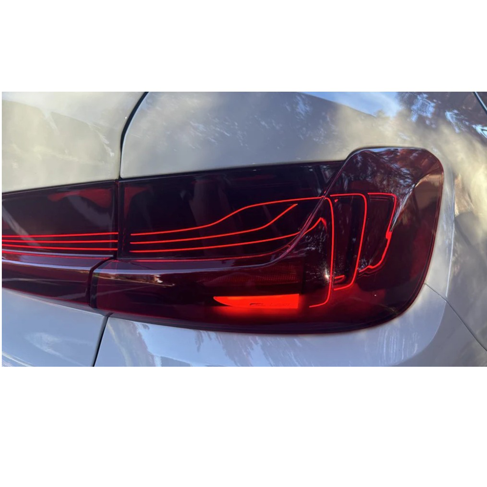 CSL Style Laser Taillights for BMW G80 M3 G20 3 Series