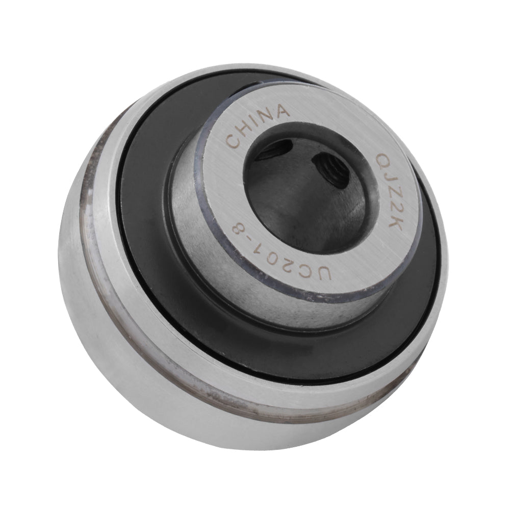 UC201-8 - Insert Bearing, 0.5" Bore (ID), Locking Set Screw