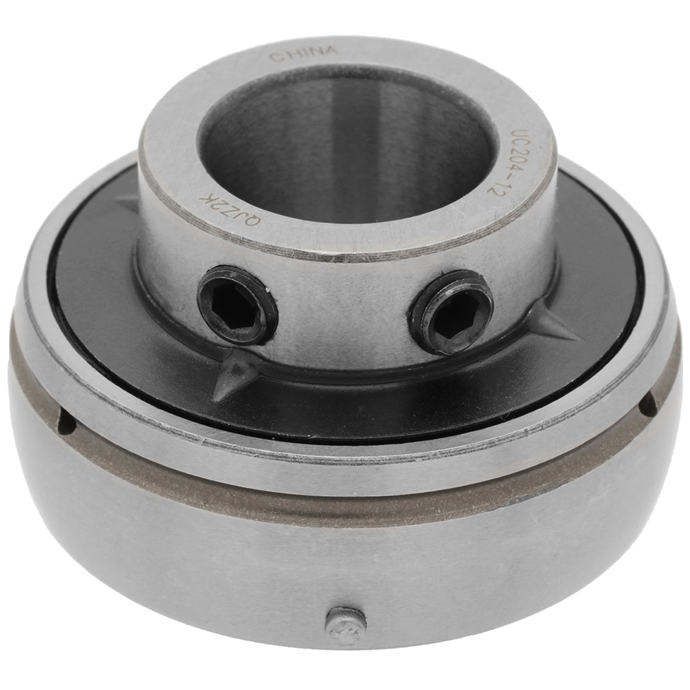 UC204-12 - Insert Bearing, 0.75" Bore (ID), Locking Set Screw