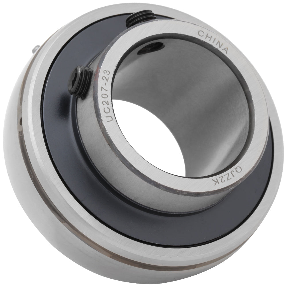 UC207-23 - Insert Bearing, 1.438" Bore (ID), Locking Set Screw