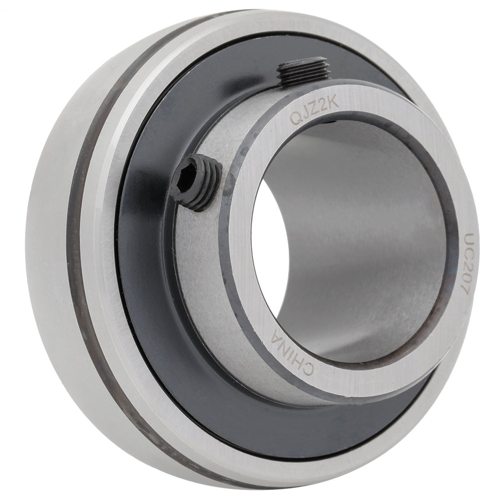 UC207 - Insert Bearing, 1.378" Bore (ID), Locking Set Screw