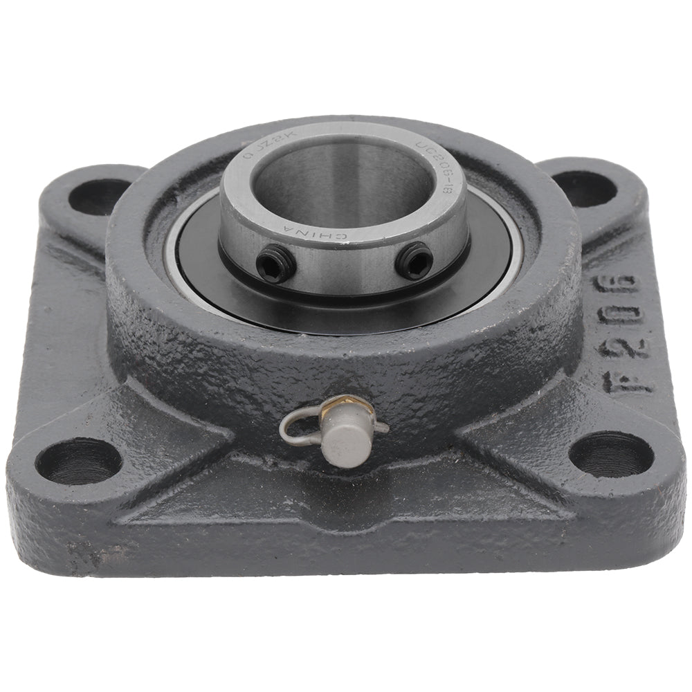 UCF206-18,  4-Bolt Flange Mounted Ball Bearing, 1.125" Bore (ID),  Insert Bearing: UC206-18,  Housing: F204