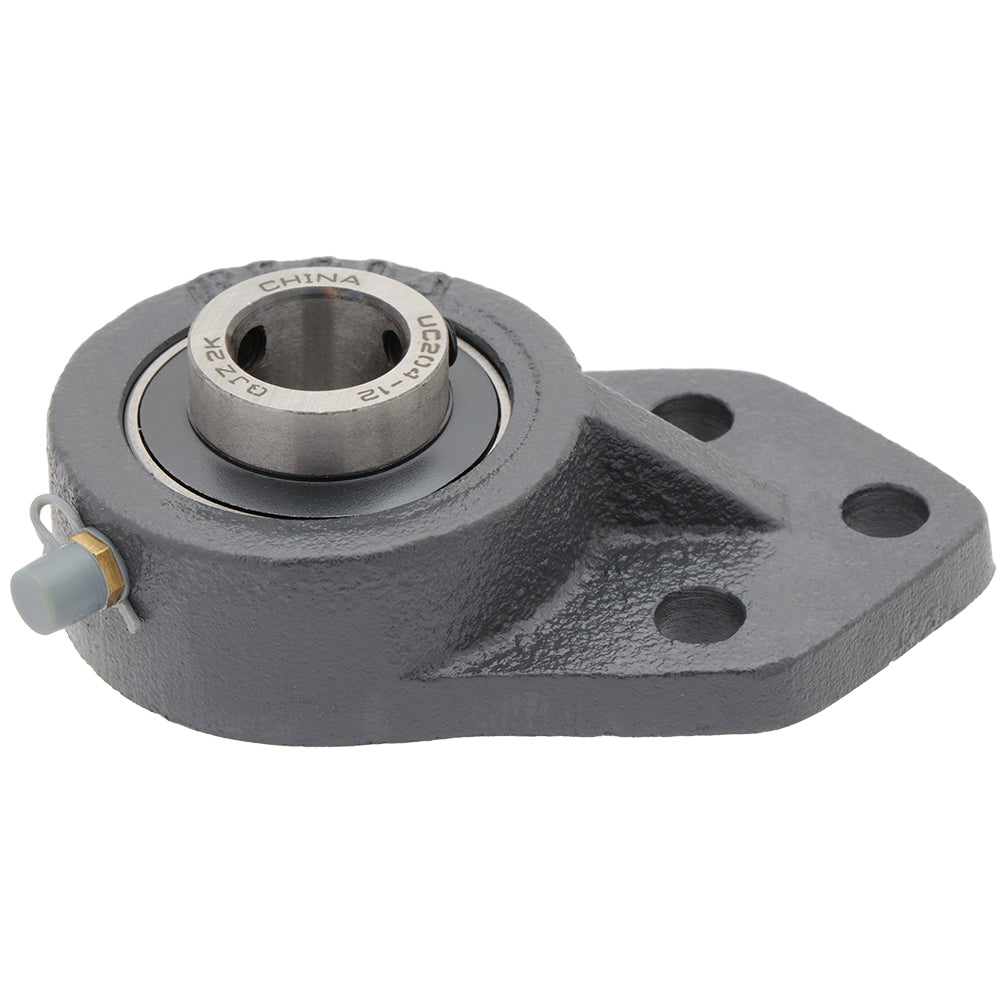UCFB204-12 - 3-Bolt Flange Bracket Mounted Ball Bearing, 0.75"  Bore (ID),  Insert Bearing: UC204-12,  Housing: FB204