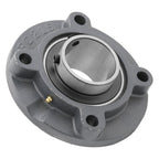 UCFC215-48, 4-Bolt Flange Mounted Ball Bearing, 3.0"Bore (ID), Insert Bearing: UC215-48, Housing: FC215