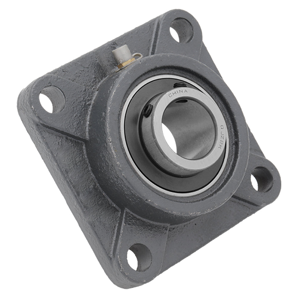 UCF205-14,  4-Bolt Flange Mounted Ball Bearing, 0.875" Bore (ID),  Insert Bearing: UC205-14,  Housing: F204